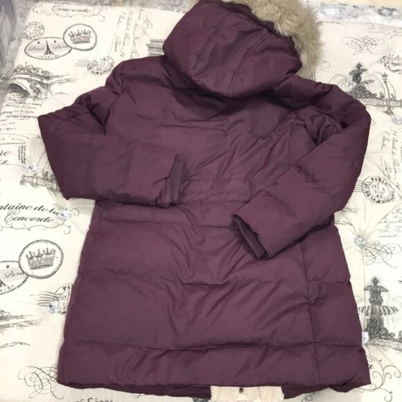 LAUREN RALPH LAUREN Faux Shearling Lined Down & Feather Coat - Picture 6 of 6